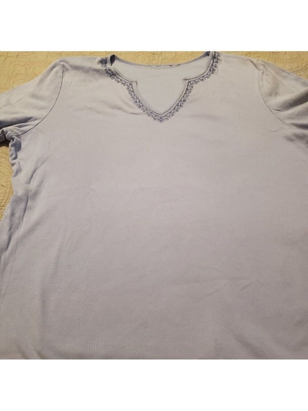 Sonoma Scoop/Notch neckline short sleeve tshirt